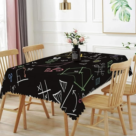 

Uorbeay 60x102inches Multiplication Table Rectangle Tablecloth Colorful 1 to 12 Elementary Math Education Knowledge Table Cloth Waterproof Polyester Table Cover for Dining Room Kitchen Home Decor