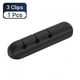 thumbnail image 2 of Organizador de cables, soporte de clips para cables, soporte de silicona para cables, enrollador USB, salida de alta intensidad, 2 of 13