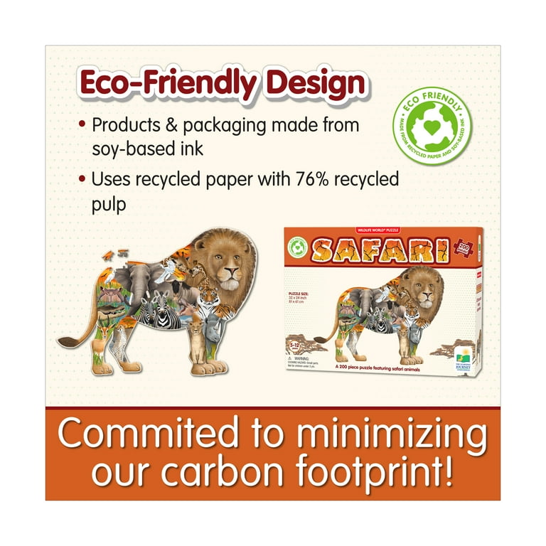 The Learning Journey Wildlife World Puzzle - 200 Pcs - Walmart.com
