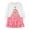Multicolore, variante sur PMVFHDE Robes Filles Hiver Robe Fille avec Imprimé Festif Robe de Fête Tricotée pour la Saison des Fêtes Multicolore, 3-4 Ans