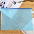 thumbnail image 6 of 30Pcs A4 File Organizer Bags Large Zip-up Mesh Pockets Test Paper Srorage Bags, 6 of 10