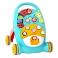 thumbnail image 3 of Cochecito de bebé funciones, de para ejercicio de educación temprana, carrito auxiliar de plástico antideslizante para Azul Yotijar Andador de bebés, 3 of 9
