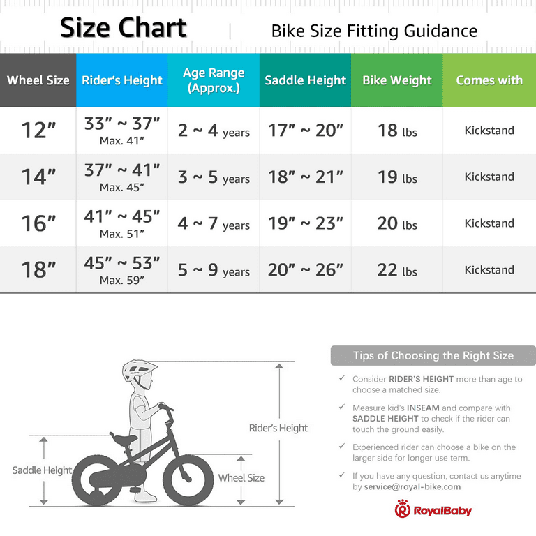 Royal Baby Adjustable Seat Unisex Child Balance Bikes Black