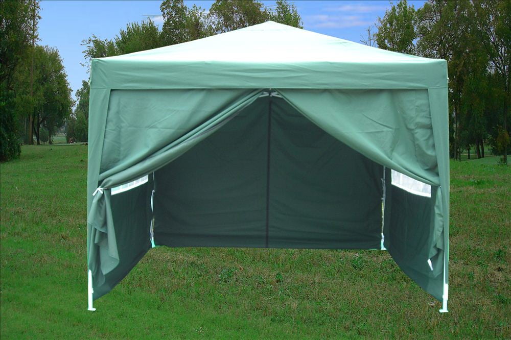 CS 10'x10' Green EZ Pop up Canopy Party Tent Instant ...