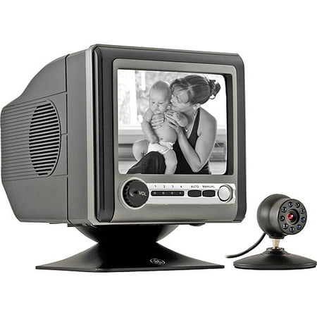 GE 5.5" Black & White Wired Monittor With Microcam Monitoring System
