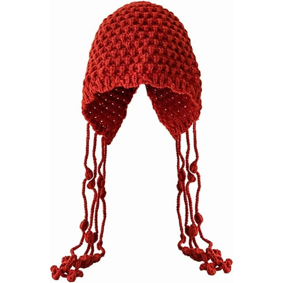 YooGuoGuo Women Girls Knitted Beanie Hat Crochet Braided Knit Warmer Cap Skiing Snowboarding Ear Flap Hats