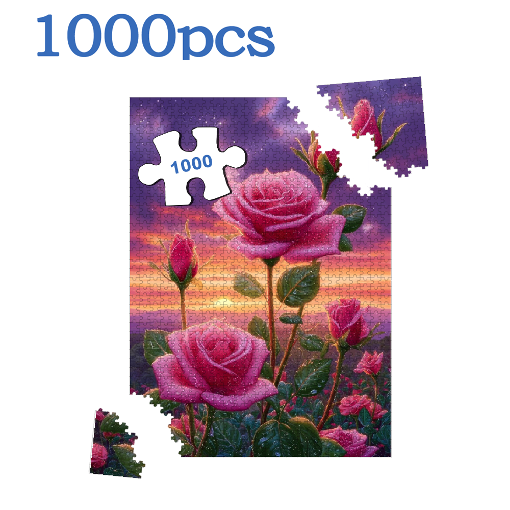 A Box of (1000pcs) Adult Puzzles, Character Landscape Theme, High Difficulty, Suitable for Adults, Family Entertainmen.29.4*19.6 in