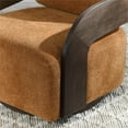 thumbnail image 6 of Pemberly Row 360-Degree Swivel Fabric Upholstery Accent Chair in Amber, 6 of 8