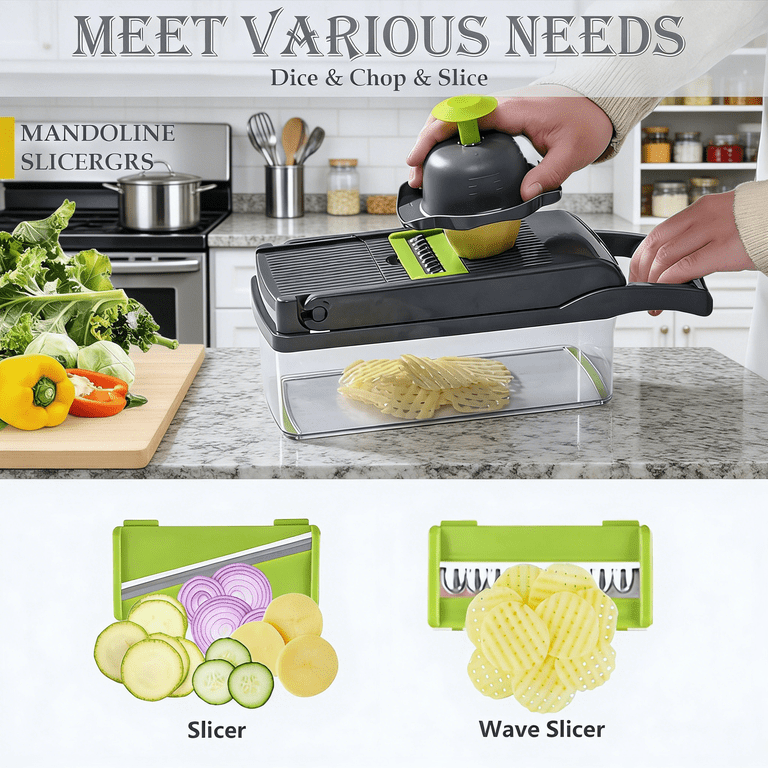 Ambler 10-in-1 Vegetable Chopper with 8 Blades photo 8