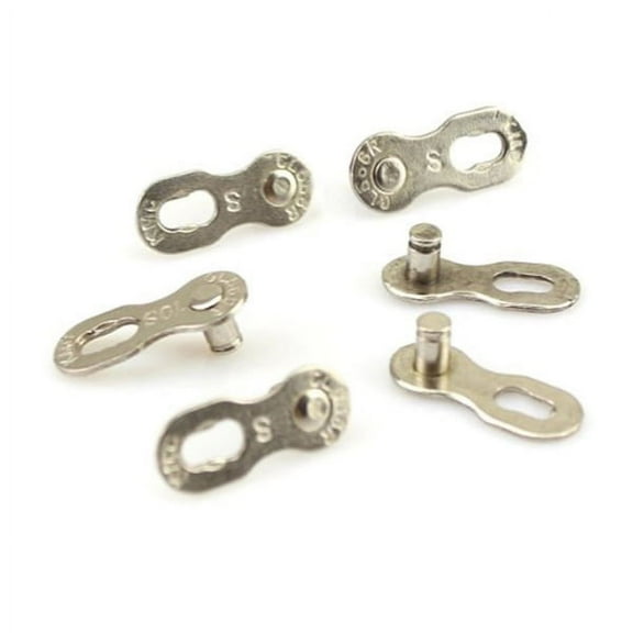 Minkissy 3 Pairs Bike Chains Connector for Mountain Bikes Stainless Steel Bicycle Replacement Chain