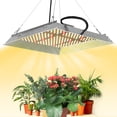 thumbnail image 1 of Lampe de Culture de Plantes LED 1000W avec Chaîne Suspendue Spectre Complet Légumes et Fleurs Lampe de Culture Intérieure 342 Pcs Panneaux Lumineux Rouges et Blancs pour Serre Hydroponique, 1 of 8
