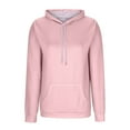 thumbnail image 4 of Xdegoge Women Hoodies Trendy Oversized Long Sleeve Sweatshirts with Pocket Pullover Casual Drawstring Hooded Tops Fall Winter Going Out Fashion Hoodie 2025, 4 of 6