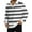 Gray, variant on Men's Casual Knit Shirt, Lapel Collar Long Sleeve Printed Top with Striped Pattern, Stretch Fabric for Layering, Business Casual and Daily Use,Green XL