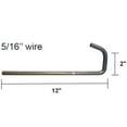 thumbnail image 2 of Nickson Exhaust System Hanger 25372-25 Universal Wire Hanger; 12 Inch; Box Of 25, 2 of 2