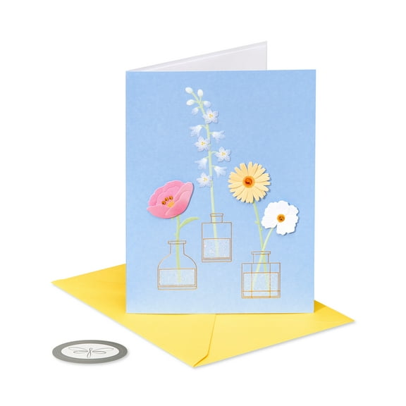 Papersong Premium Birthday Card (Chrysanthemum)