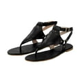thumbnail image 3 of women shoes K2 Flip Ladies Flat Open Toe Sandals Beach Buckle Flip-Flops Black 38, 3 of 7