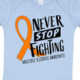 thumbnail image 4 of Inktastic Never Stop Fighting Multiple Sclerosis Awareness Boys or Girls Baby Bodysuit, 4 of 5