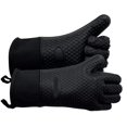 thumbnail image 1 of Guantes de Silicona Oso de Fresa Doble Capa Resistentes al Calor Negro, 1 of 5