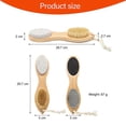 thumbnail image 2 of Foot File Callus Remover-multi Purpose 4 In 1 Feet Pedicure Kit With Foot Care Bristle Brush,pumice Stone,foot Rasp,sand Paper, 2 of 5