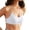White, variant on Daily Cotton Tube Bra for Women Wireless Built-in Pads Breathable Spaghetti Straps Solid Natural Shape