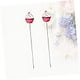 thumbnail image 4 of 4 Pcs Metal Detectors Cookie Cake Baking Tester Cooking Bread Tool Test Needle Baking Tools Baked Stainless Steel Rosy Stirring Rod Cake Tester Kitchen Baking Tool, 4 of 5