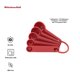 thumbnail image 3 of Juego de cucharas dosificadoras KitchenAid Universal de 5 piezas, color rojo, 3 of 5