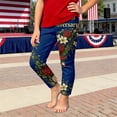 thumbnail image 2 of Girls Pants Kids 250Th Anniversary Independence Day Print Athletic Trousers Navy 11-12 Years, 2 of 5
