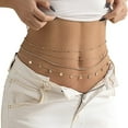 thumbnail image 3 of Sunjoy Tech Waist Chains, Four Layers Round Pendant Jewelry Sexy Waist Chains, Belly Chains for Daily Wear, 3 of 8