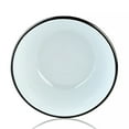thumbnail image 5 of Novomoskovsjka Posuda Strawberry Enamel Serving Bowl Set of 3 pcs Shatterproof Enameled Steel Fruit and Salad Bowls for Cooking Enamel Mixing Bowl for Indoor and Outdoor Use Floral Metal Bowls, 5 of 13