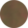 thumbnail image 1 of Ahgly Company Tapis Rond Lavable en Machine Intérieur Transitionnel Marron Clair, 7 Pieds Rond, 1 of 7
