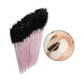 thumbnail image 2 of 50 Pcs Brosses à Cils Jetables, Brosse de Maquillage pour Extension de Cils, Rose+noir, 2 of 9