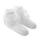 thumbnail image 1 of Guardurnaity Calcetines de encaje para niña, 2 capas, calcetín tobillero con volantes, calentador de pies de algodón para regalo de baile para niños, Medias Blanco 4-6 años Guardurnaity AP003202-02, 1 of 6
