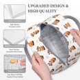 thumbnail image 3 of Balery Cute Little Pirate Red Panda Bolsa de Almuerzo para Mujeres, Caja de Almuerzo, Bolsa de Almuerzo Pequeña Impermeable, Tote de Almuerzo Reutilizable con Gran Capacidad, 3 of 6