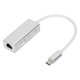 thumbnail image 1 of Tarjeta de red tipo C a puerto RJ45 Adaptador de conexión electrónica con cable USB3.1 100M, 1 of 8