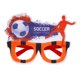 thumbnail image 1 of Gafas para aficionados al fútbol, gafas de competición de fútbol, accesorios para fotomatón, gafas de fiesta para cumpleaños con temática de fútbol, fiestas deportivas, 1 of 8