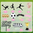 thumbnail image 2 of Female Soccer Cake Topper, Qoadwem 25PCS Female Soccer Cake Topper For Girls Soccer Cake Decorations With Pink Balloon, Gold Balls, Soccer Ball, Happy Birthday Cake Topper, 2 of 7