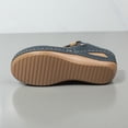 thumbnail image 4 of Women's Spring And Summer New Big Size Clip-toe Beach Flower Hollow-out Wedges Fashion Casual Slippers Sandals for Women Navy 37, 4 of 6