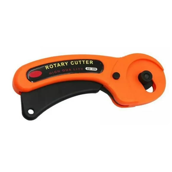 Rotary Cutter 45mm Roller Blade with Safety Lock Cloth Leather Paper Cutting Tool for DIY