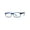 Blue Clear, variant on Optical Quality Pop Color Rectangular Plastic Narrow Eyeglasses Frame Black Red