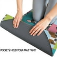 thumbnail image 3 of Boston Terrier Hot Yoga Mat Towel Non Slip for Hot Yoga - Quick-Drying Yoga Mat Cover with 4 Corner Pockets with Travel Bag - Hot Yoga Towel Non Slip Grip Moisture Wicking Sweat 70"x26", 3 of 6