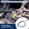thumbnail image 4 of Unique Bargains Motorcycle Clutch Cable Motorbike Clutch Cable No.540110627 for Kawasaki NINJA 400 EX400E 2018-2022 1 Pc, 4 of 6