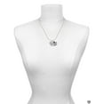 thumbnail image 2 of Delight Jewelry Silver-tone Faith Rocks on AB Crystal Heart - Silvertone Senior Class of 2026 Dome Necklace, 18", 2 of 5