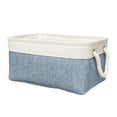 thumbnail image 2 of Tnobhg Foldable Dirty Clothes Basket Double Moisture-Proof Linen Storage Basket Durable Handle Dust-proof Large Capacity Storage Bag, 2 of 8