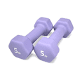 thumbnail image 4 of Rainforest Basics Neoprene Hex Dumbbell Hand Weights, 5 lbs + 8 lbs, 2 Pairs, for Strength Training, 4 of 6