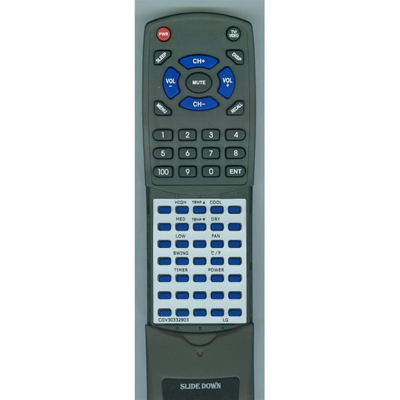 Replacement Remote for LG COV30332903, LP1010SNR