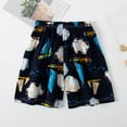 thumbnail image 2 of EnJoCho Soccer Pants for Boys Cartoon Prints Beach Kids Girls Bathing Suit Toddler Swim Shorts Boys Pull On Trunks Swimsuit Boys Swimwear Clearance 6-7 Years, 2 of 3