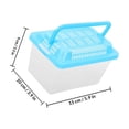 thumbnail image 2 of BESTYASH Transparente Para Reptiles Color Azul Con Ventilación Para Casa, 2 of 8