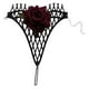 thumbnail image 1 of KAKOWELY Pulsera con dije de flor de rosa para mujer y niña, joyería nupcial, pulsera de flores, regalo de San Valentín, 1 of 5