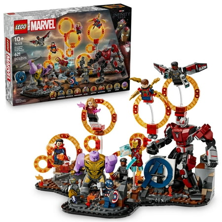 LEGO Marvel Avengers: Endgame Final Battle - Super Hero Building Set for Kids, Ages 10+ - 10 Figures including Iron Man, Black Panther, and Iron Spider - Birthday Gift for Boys and Girls - 76323