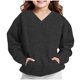 thumbnail image 4 of Blusas y camisas de manga larga con cuello redondo para niños y niñas, sudaderas casuales de manga larga, lindas sudaderas de gran tamaño con bolsillo de polar, chaquetas para niñas, 4 of 8